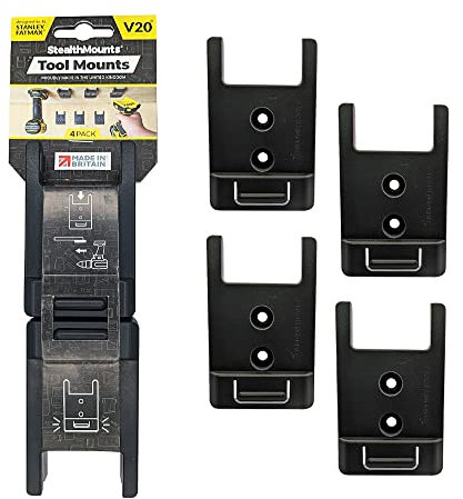 Soportes de Herramientas Negro para Stanley V20