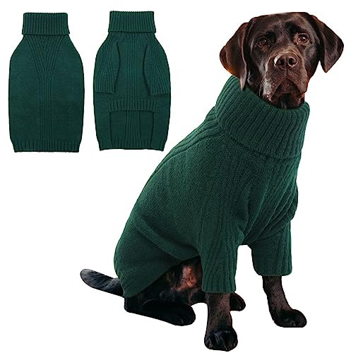 IECOii Maglione per cani,maglione dolcevita per cani per Natale,caldo maglioni per cani di taglia piccola media grande e gatti,Felpe per cani autunno inverno per Chihuahua, Bulldog francese,Labrador