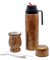BARGRIN – Kit con Mate, Termo y Bombilla de Acero Inoxidable - incluye vaso térmico con doble pared - libre de BPA (Marrón)
