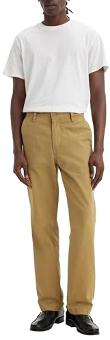 Levi's Men's Xx Chino Authentic Straight Casual Khaki, British Khaki Soft G, 34 W/32 L