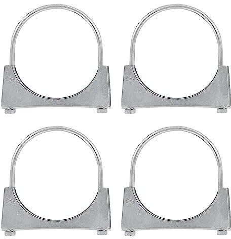 4er Set U Bügel Rohrschellen M8 x 115 mm extrem belastbare Montageschellen aus verzinktem Stahl (4 Stk. M8 x 115 mm)