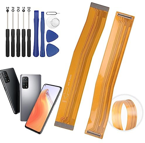 RongZy Flat Flex Kabel Kompatibel mit Xiaomi Mi 10T / Mi 10T Pro 5G Mainboard FlexKabel für Xiaomi Mi 10T / Mi 10T Pro 5G Mainboard-Verbindung Ersatz