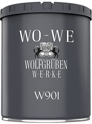 WO-WE Hammerschlaglack Hammerschlag Effektlack Metallschutzlack Schwarz - 750ml