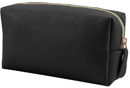 Apooliy Leder Schminktasche für Geldbeutel Reisen, tragbare kleine kosmetische Veranstalter für Frauen und Mädchen, Make-up-Tasche mit Reißverschluss