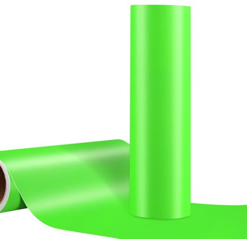 WRAPXPERT Vinilo permanente verde lima, rollo de vinilo adhesivo verde manzana mate de 12 pulgadas x 10 pies para cricut, decoración del hogar y calcomanía de coche, vaso, verde lima