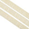 SUPERFINDINGS 1 Rolle 7m Jacquardband Im Ethno Stil 5cm Breit Weiß Goldene Stickerei Polyesterbänder Florales Stoffbesatzband Für DIY Kleidung Nähen Dekorationen