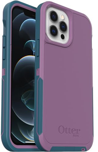 OtterBox Schutzhülle für iPhone 12 & 12 Pro (nur) – Defender Series XT – Lavender Bliss – Bildschirmlos – robust, rastet an MagSafe – Lanyard-Befestigung – mikrobieller Schutz – keine