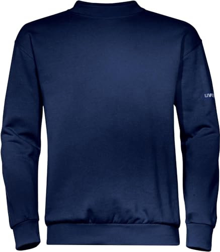 Uvex Basic 88159 Herren-Arbeitsshirt - Dunkelblaue Männer-Sweatshirt XXL