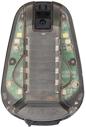 Lobamop Helmet Survival Beacon Light Helmet Strobe Light Survival IR Flashlight Waterproof Signal Light with Tape D