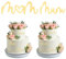 URROMA Golden Mom Muttertags-Kuchenaufsatz aus Acryl, 20 St點k, Happy Mother's Day, Cupcake-Topper, Mutter-Schriftart, Kuchendekoration f黵 Party, B鋍kerei, DIY Handwerk