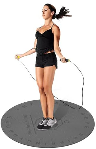 Springseil Matte, Buffer Mute Trainingsmatte, Jump Rope Mat Als Unterlage Für Das Springseil, Springseilmatte Zum Schutz Vor Verletzungen, Böden Und Lärm