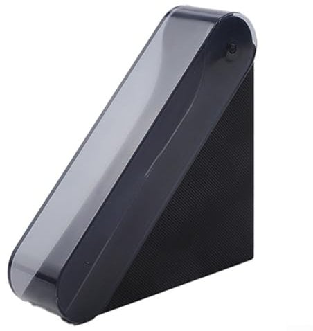 Handgefertigte Kaffeefilter-Papierbox, gebrühter Kaffeefilter-Papierbox mit Abdeckung, spezielle Sanitäraufbewahrung, Staubschutz (schwarz)