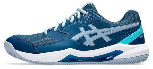 ASICS Herren Gel-Dedicate 8 Padel Sneaker, MAKO BLAU/GRAU BLAU, 43.5 EU