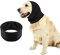 Fascetta Dog Snood for Dog Neck and Ears Covers Warmer Pet Dog Earmuff for Comfort Anti-anxiety Bathing Grooming Fireworks Reducing Noise Pet Cats and Dogs Protection Anti-Scaring Headband Black