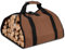 Zihvfzu Sac de transport portable pour bois de chauffage, sac fourre-tout de manutention du bois, convient comme outil de transport pour le transport de bûches et le camping en plein air