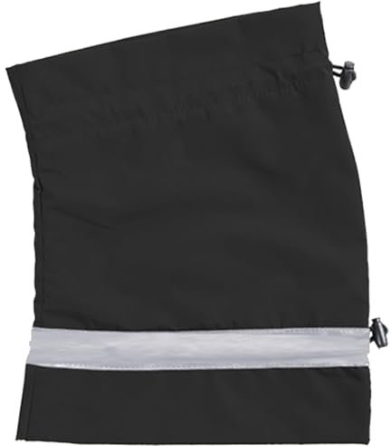 Cache-Oreilles pour Chien, Capuche Apaisant Imperméable, Tour de Cou Réglable Avec Bande Réfléchissante, Bandeau Apaisant, Taille R