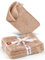 DecoHomeTextil - Lot de 6 serviettes de toilette - Beige - 100 % coton - De qualité supérieure - Douces et absorbantes