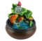 Topyond Mini-Tischbrunnen, Feng-Shui-Glücksfisch-Zimmerbrunnen-Ornament, flieendes Wasser-Dekor für das Heimbüro, Zen-Tischbrunnen für Entspannung und viel Glück,Geschenke für Frauen und Männer
