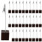 YIXNSW Lot de 30 Porte Photos Pince sur Pied en bois, 25 x 25 x 113 mm, Marron clair, Porte cartes postales stables pour Maison, Bureau, Noël, Mariages, Baptêmes, Anniversaires