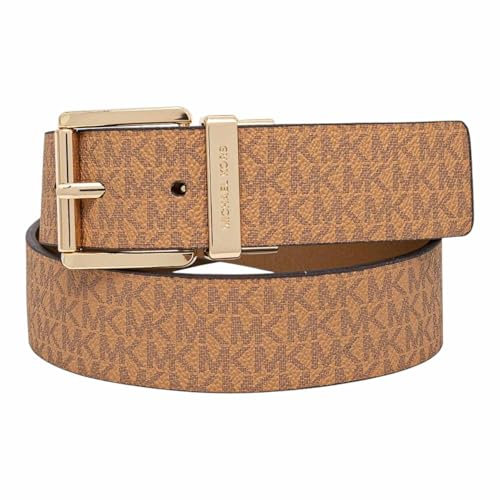 Michael Kors Wendbarer Logo-Gürtel für Damen (Pale Peanut, groß), Pale Peanut, 42