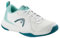 HEAD Zapatillas de Tenis Unisex Youth Sprint Court 4.0 para niños, Color Blanco/Turquesa, Talla 34