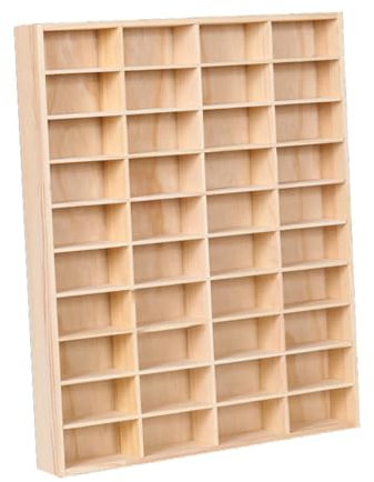 Fenteer 1/64 Cars Collection Display Regal Action Figur Holzanzeige Organizer 10 Schicht für 1:64 Mini -Autosammlungen Einzelhandel