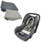 Sitzkeil Sitzverkleinerer Keilkissen kompatibel mit Maxi Cosi Cabrio Fix und Citi ((dunkelgrau)