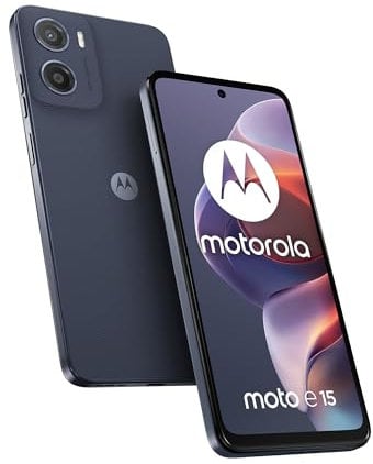 Motorola moto e15 16.9 cm (6.67) Dual SIM Android 14 Go edition 4G USB Type-C 2 GB 64 GB 5200 mAh - Denim blue 2+64 with CO2 Offset