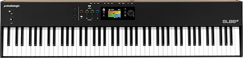 Studiologic SL88 GT MK2 – Premium 88-Tasten Masterkeyboard mit Holztasten, TP/400, MIDI 2.0, Audio Interface, DAW Control, SL Link, Numa Player – Für anspruchsvolle Pianisten & Profis