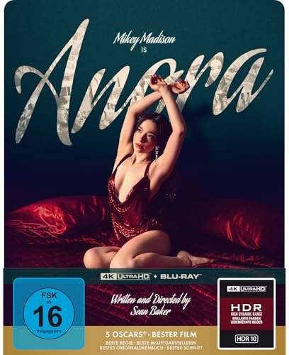Anora - Limitiertes SteelBook (4K Ultra HD + Blu-ray)