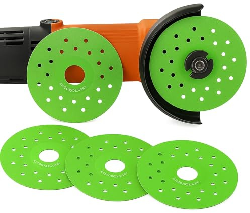 4Pcs Rock Slab Grinding Disc, Diamond Cutting Disc for Angle Grinder, Tile Cutting Disc for Angle Grinder for Marble, Glass, Granite, Professional Grade Grinding Wheel