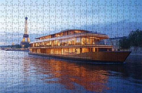 Puzzle 6000 Teile, Jigsaw Puzzle 6000 Teile Erwachsene Kreuzfahrtschiff Holzpuzzle Erwachsene Paris, Klassische Puzzles Geschicklichkeitsspiel als Geschenke für Frauen Zimmer Deko 105x180cm RXPT-3249
