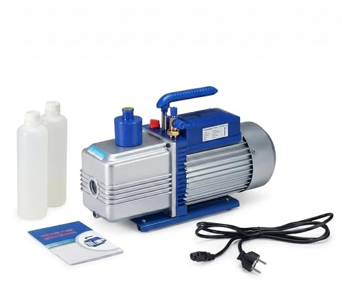 Mucola Vakuumpumpe 2-stufig Unterdruckpumpe 284 l/min 10 CFM 230V Blau