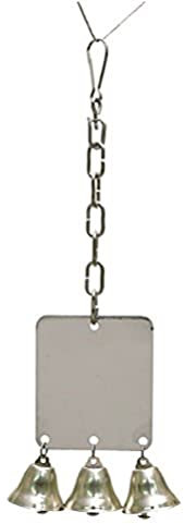 Rosewood Papageienspielzeug Spiegel mit Glöckchen, mittelgroß