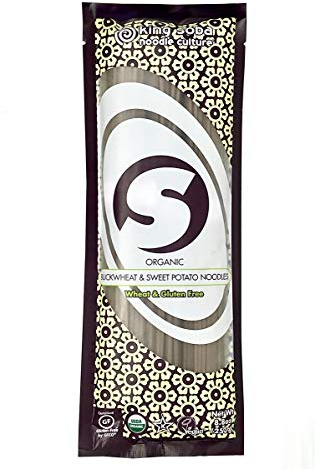 King Soba Gluten Free & Organic Sweet Potato & Buckwheat Noodles 250g - 3 Servings Per Pack