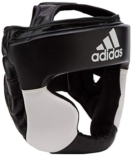 adidas Response Standard Head Guard Kopfschoner, Schwarz/Weiß, L
