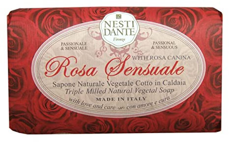 Nesti Dante Le Rose Rosa Sensuale (Seife 150 g, Unisex, für alle Hauttypen geeignet) 665501
