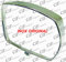 CORNICE FARO IN ACCAIO INOX CROMATA PER FANALE ANTERIORE VESPA 50 SPECIAL
