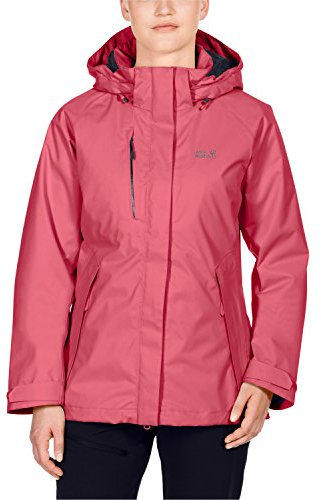 Jack Wolfskin Damen Northern Edge Women Wetterschutzjacke, Rosebud, XL