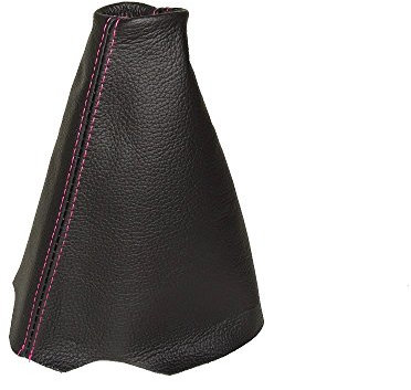 Für Peugeot 206 206 cc 1998–2012 Schaltsack schwarz Leder lila Nähten