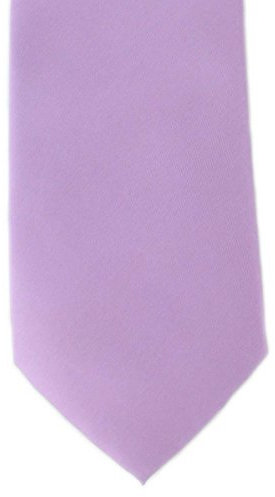 Michelsons of London Lila Plain Ployester corbata