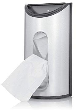 EKO Bin Liner Holder - Storage Solution for Spare Bags and Bin Liners (H 31cm x W 17cm x D 8cm)
