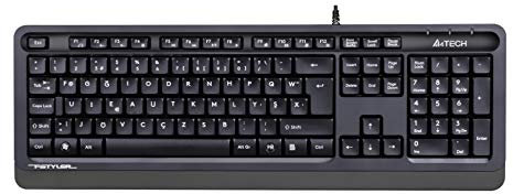 A4 TECH FK10 F USB teclado turco FN-MULTANDYA negro/gris