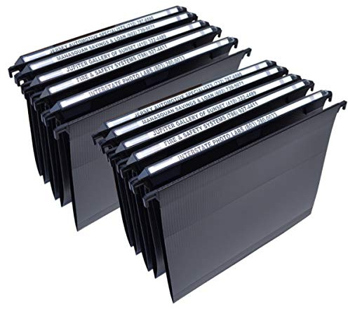 Ultimate Office MagniFile Hängemappen V-Base Letter, set of 10 schwarz
