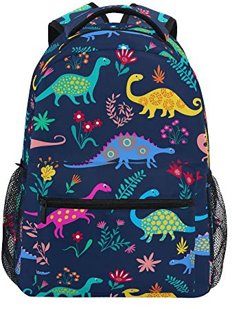 Children's Backpack, Schoolbag Dinosaurs Cute Kids Pattern Large Capacity Students Bookbag Rucksack Knapsack for Boys Girls Adults Teen