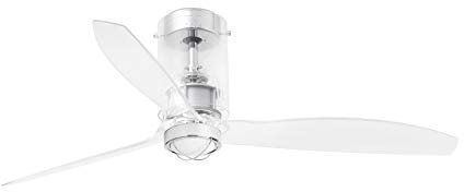 Faro Barcelona 33393-9- MINI TUBE FAN LED Ventilador de techo transparente con motor DC