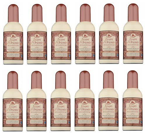 Tesori d'Oriente Byzantium Rosa Nera e Labdano Lot de 12 eaux de toilette à la rose noire et au labdanum 100 ml