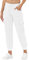 JINSHI Hosen Damen Cargohose Lange Capri Freizeithose Outdoor Jogginghose High Waist mit Kordelzug Weiß L