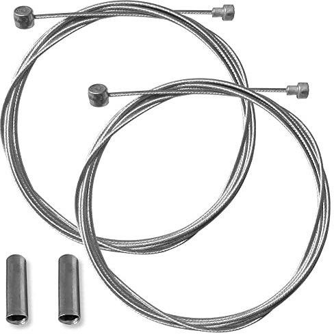 cyclingcolors 2x cable de frein vélo compatible avec Shimano Sram avant arrière route vtt ville course vintage 2m embouts