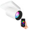 SSC-LUXon ALVO 1 Decken- & Wandspot LED weiß inkl. Wifi Smart RGB GU10 Lampe 5W - Spotstrahler schwenkbar kompatibel mit Alexa, Siri & Google